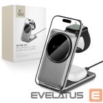 Muud kaubad Tech-Protect  QI15W-A42 3in1 Inductive Charger with MagSafe for Apple Devices - Gray 