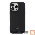 Tagakaaned Audi  Audi Silicone Case iPhone 16 Pro Max 6.9" black/black hardcase AU-LSRIP16PM-Q3/D1-BK 