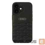 Muud kaubad Audi  Audi Synthetic Leather iPhone 16 6.1" black/black hardcase AU-TPUPCIP16-GT/D2-BK 