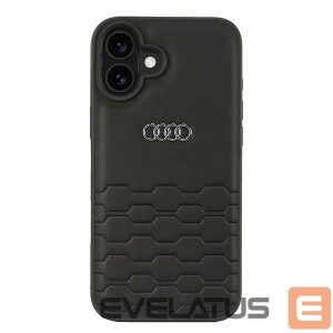 Muud kaubad Audi  Audi Synthetic Leather iPhone 16 Plus 6.7" black/black hardcase AU-TPUPCIP16M-GT/D2-BK 