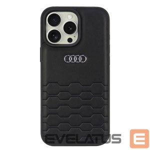 Muud kaubad Audi  Audi Synthetic Leather iPhone 16 Pro Max 6.9" black/black hardcase AU-TPUPCIP16PM-GT/D2-BK 