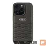 Tagakaaned Audi  Audi Synthetic Leather iPhone 16 Pro 6.3" black/black hardcase AU-TPUPCIP16P-GT/D2-BK 