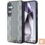 Tagakaaned DKNY  DKNY Leather Checkered Pattern MagSafe case for Samsung Galaxy S25 taupe 