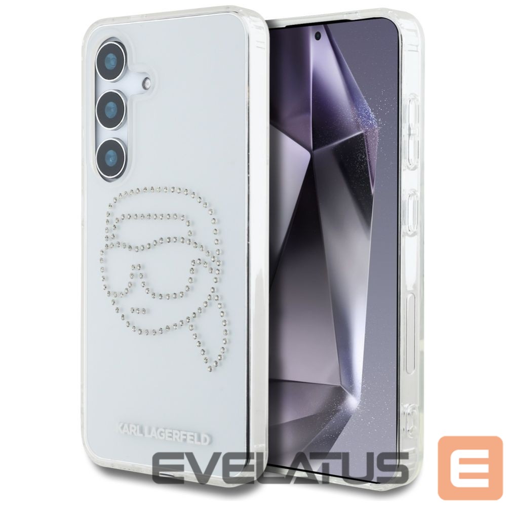 Muud kaubad Karl Lagerfeld Case Karl Lagerfeld Rhinestones Karl Head Logo Samsung Galaxy S25 transparent