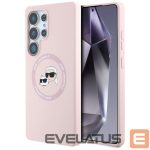 Muud kaubad Karl Lagerfeld  Karl Lagerfeld Silicone Double Heads And Circle MagSafe Samsung Galaxy S25 Ultra Case Pink 