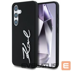 Muud kaubad Karl Lagerfeld  Case Karl Lagerfeld Silicone Metal Signature Logo Samsung Galaxy S25 black 