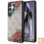 Muud kaubad Guess  Guess Leather 4G Flowers Print Metal Classic Logo MagSafe Case for Samsung Galaxy S25 Ultra - Pink 
