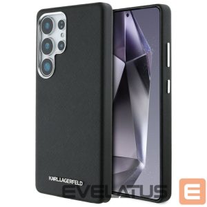 Muud kaubad Karl Lagerfeld  Karl Lagerfeld Saffiano Full Wrapped Elongated Metal Logo MagSafe Case for Samsung Galaxy S25 Ultra - Black 