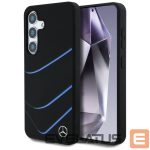 Tagakaaned Mercedes-Benz  Mercedes Silicone Contrasted Curves MagSafe Case for Samsung Galaxy S25 - Black 