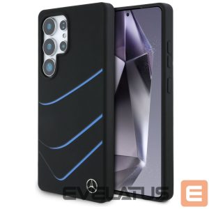 Muud kaubad Mercedes-Benz  Mercedes Silicone Contrasted Curves MagSafe Case for Samsung Galaxy S25 Ultra - Black 