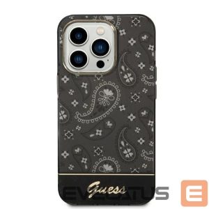 Muud kaubad Guess  Guess Bandana Paisley Case for iPhone 14 Pro Max 6.7" - Black 