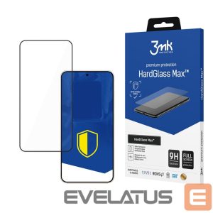 Muud kaubad 3MK  Tempered glass 3mk HardGlass Max Black for Samsung Galaxy S25 Edge 