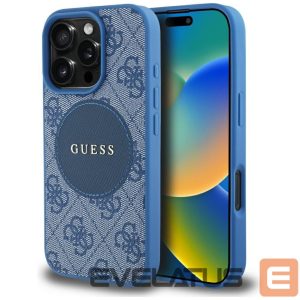 Muud kaubad Guess  Guess 4G Circle Classic Logo MagSafe case for iPhone 16 Pro - blue 
