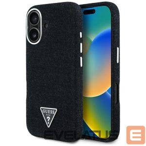 Muud kaubad Guess  Guess Denim Triangle Logo MagSafe case for iPhone 16 - black 