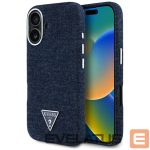 Muud kaubad Guess  Guess Denim Triangle Logo MagSafe iPhone 16 Case - Blue 