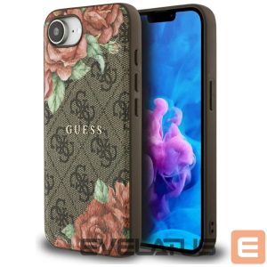 Muud kaubad Guess  Guess 4G Flowers Print MagSafe case for iPhone 16e - brown 