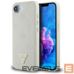 Muud kaubad Guess  Guess Grained Hot Stamp Peony Triangle Logo MagSafe case for iPhone 16e - beige 