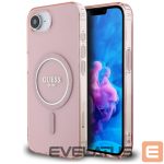 Muud kaubad Guess  Guess IML Glitter Circle MagSafe case for iPhone 16e - pink 