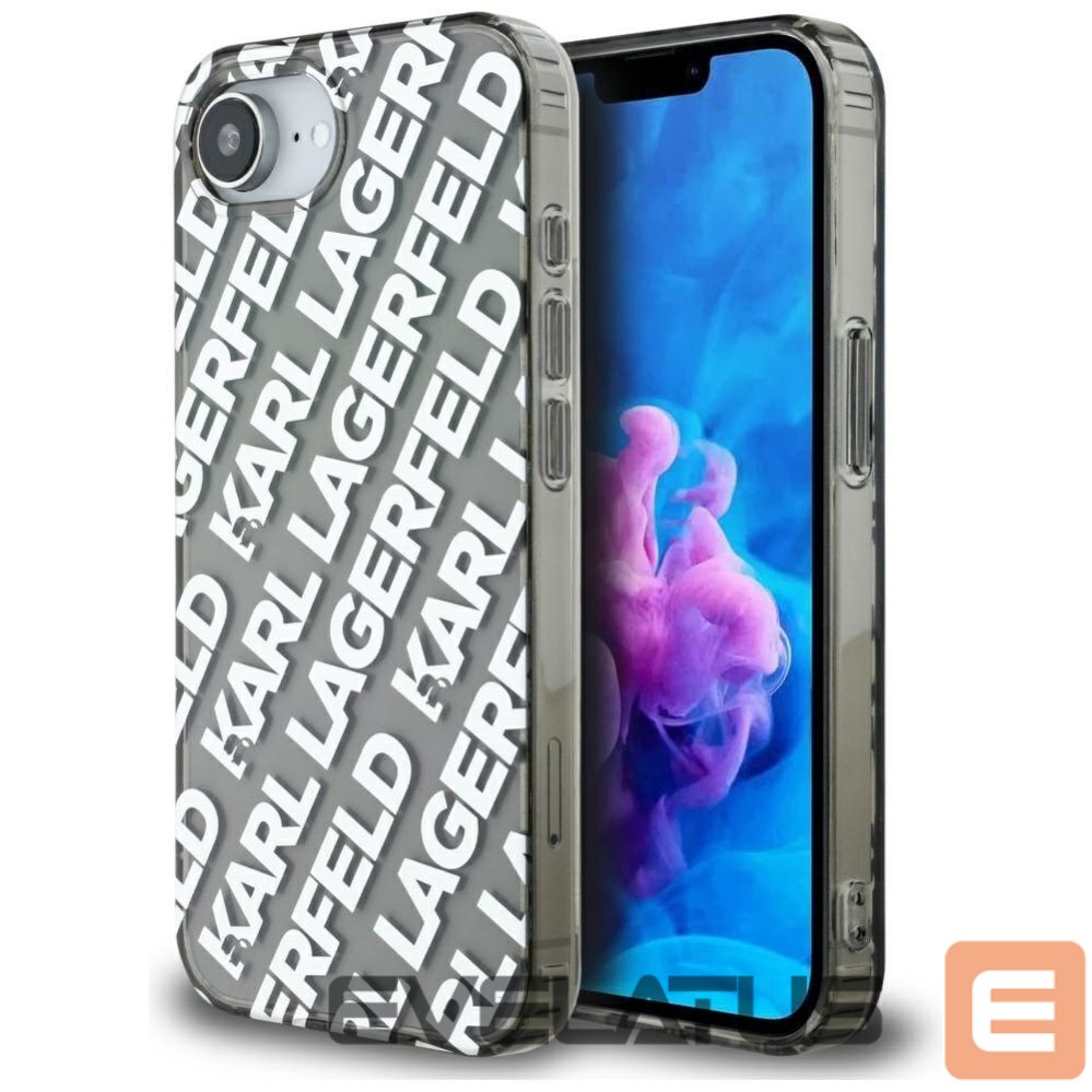 Muud kaubad Karl Lagerfeld Karl Lagerfeld IML Repeat Logo case for iPhone 16e - silver