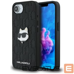 Muud kaubad Karl Lagerfeld  Karl Lagerfeld Monogram Choupette Head Pin iPhone 16e Case - Black 