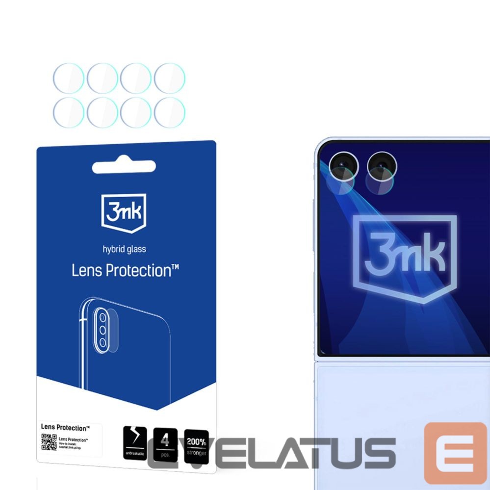 Muud kaubad 3MK 3mk Lens Protection Hybrid Glass for Camera Lens on Samsung Galaxy Z Flip 7