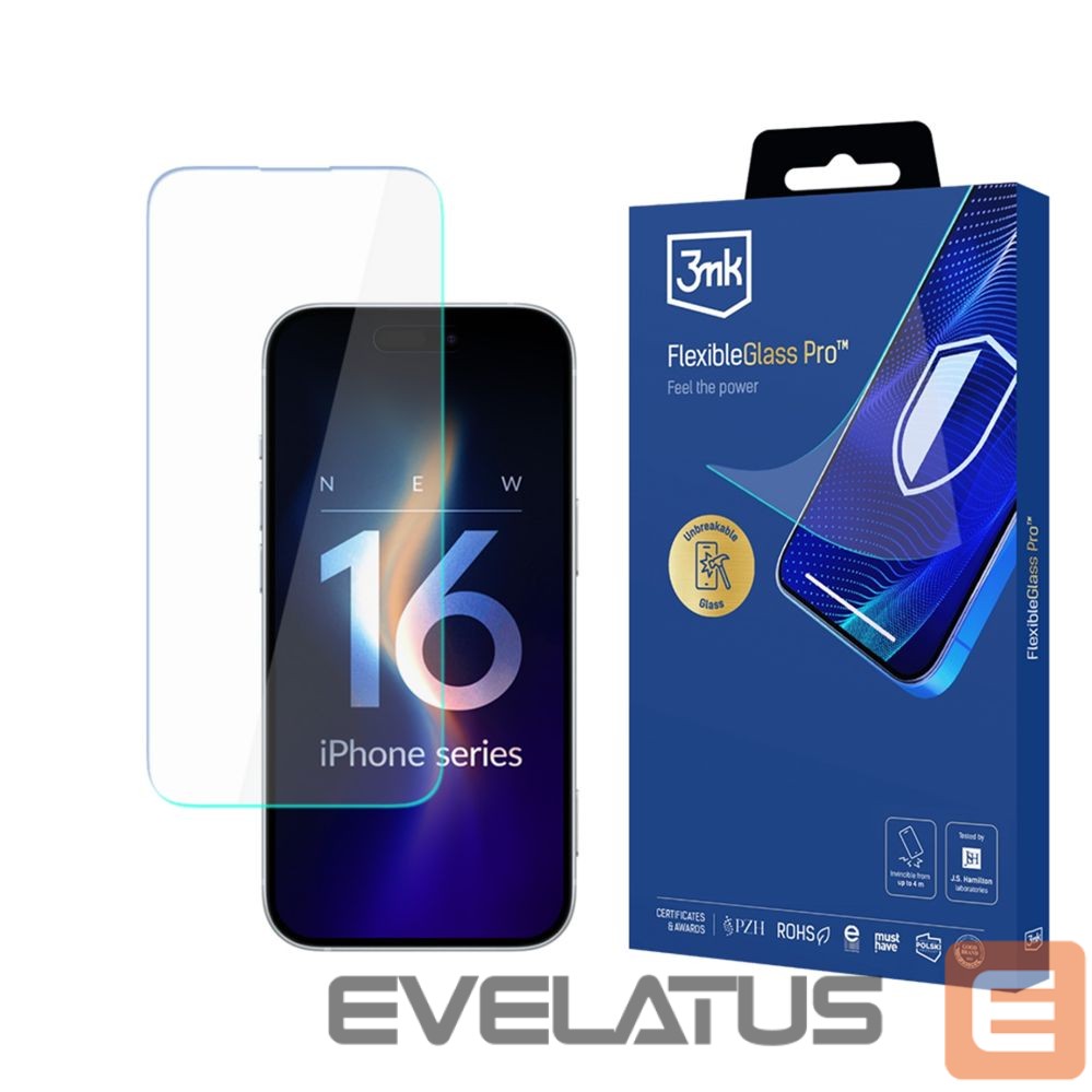 Muud kaubad 3MK Hybrid glass 3mk FlexibleGlass v2.0 for Apple iPhone 16 Pro Max
