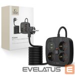 Muud kaubad Tech-Protect  Tech-Protect PCS3X4 power strip, 3 sockets, 2xUSB-A, 2xUSB-C 200 cm - black 