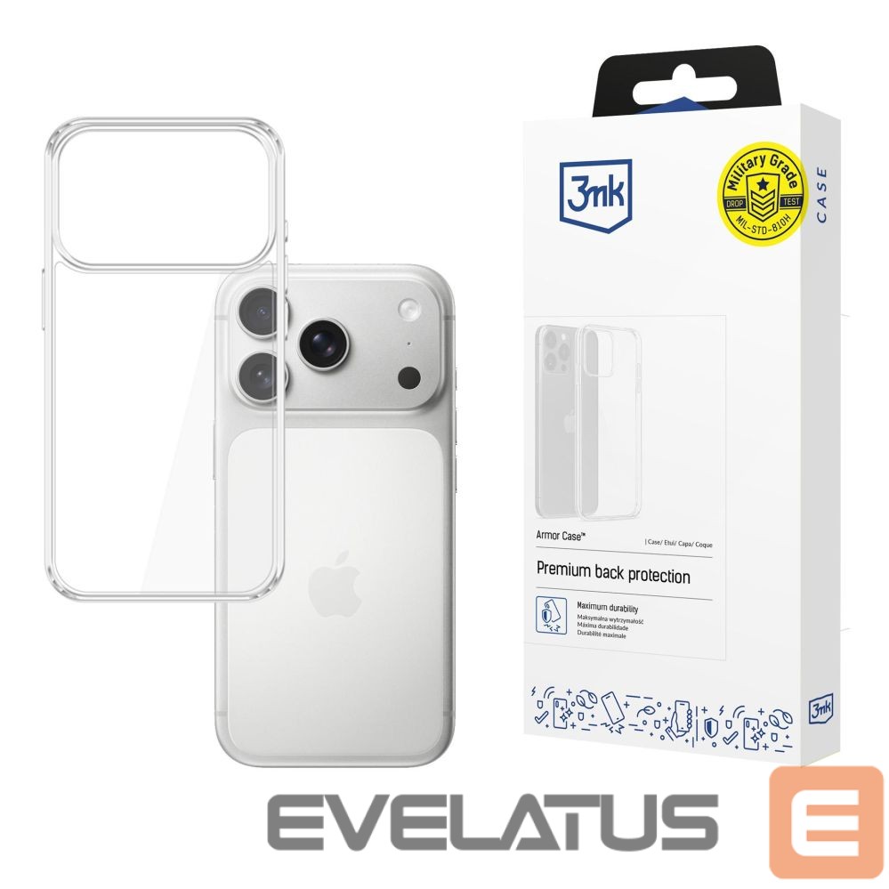 Muud kaubad 3MK 3mk Armor Case for Apple iPhone 17 Pro - Transparent
