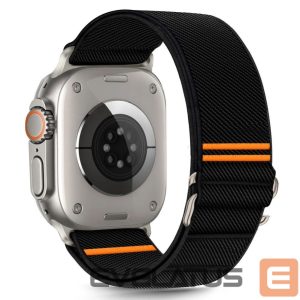 Muud kaubad Tech-Protect  Tech-Protect Nylon Slip Strap for Apple Watch 44 / 45 / 46 / 49 mm - Black 