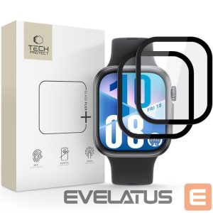 Muud kaubad Tech-Protect  Tech-Protect Glass Flex+ 2-pack hybrid glass for Huawei Watch Fit 4 - black 