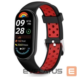 Muud kaubad Tech-Protect  Tech-Protect IconBand Air Strap for Xiaomi Smart Band 8 / 9 / 10 / NFC - Black and Red 