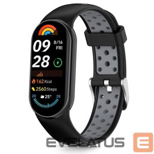 Muud kaubad Tech-Protect  Tech-Protect IconBand Air Strap for Xiaomi Smart Band 8 / 9 / 10 / NFC - Black and Gray 