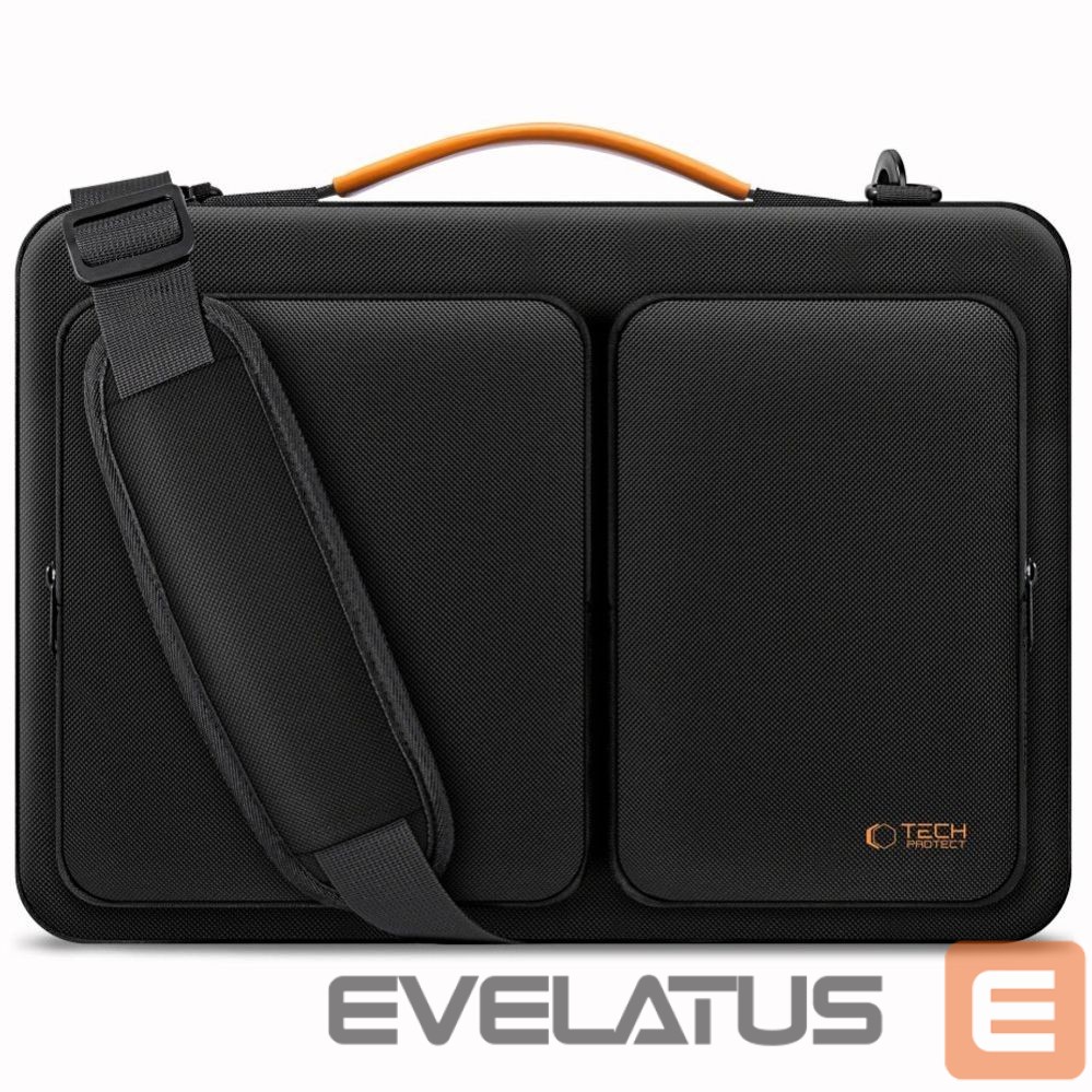 Muud kaubad Tech-Protect Tech-Protect Defender Bag for Laptop 13-14 - Black and Orange