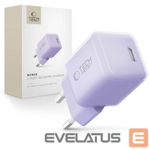 Muud kaubad Tech-Protect  Tech-Protect NCM25 USB-C PD 25W Wall Charger - Purple 