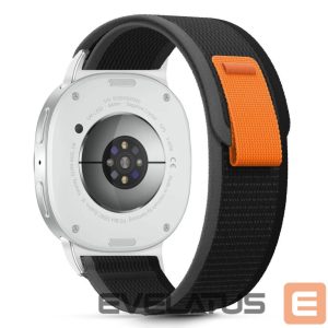 Muud kaubad Tech-Protect  Tech-Protect Nylon Stripe Strap for Samsung Galaxy Watch 40/44/46 mm - Black and Orange 