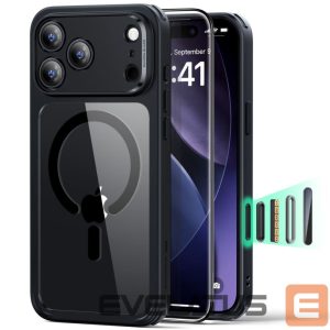 Muud kaubad ESR  ESR Classic Hybrid MagSafe + Tempered Glass Set for iPhone 17 Pro - Clear Black 
