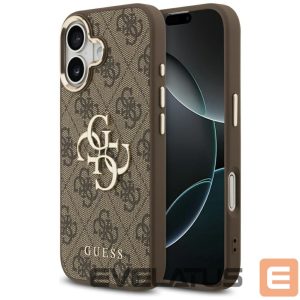 Muud kaubad Guess  Guess 4G Big 4G Classic Logo Case for iPhone 17 - Brown and Gold 