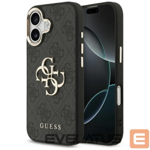 Muud kaubad Guess  Guess 4G Big 4G Classic Logo Case for iPhone 17 - Black and Gold 