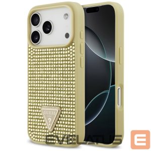 Muud kaubad Guess  Guess Rhinestone Triangle Logo iPhone 17 Pro Case - Gold 