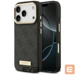 Muud kaubad Guess  Guess 4G Logo Plate MagSafe Case for iPhone 17 Pro - Black 