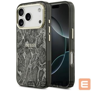 Muud kaubad Guess  Guess Python Pattern MagSafe Case for iPhone 17 Pro - Black 