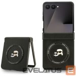 Tagakaaned Karl Lagerfeld  Karl Lagerfeld Karl&Choupette Pins MagSafe Case for Samsung Galaxy Z Flip 7 - Black 