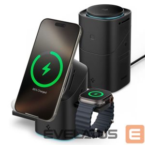 Muud kaubad Spigen  Spigen Essential EF223MS 3-in-1 QI2 Wireless Charger - Black 