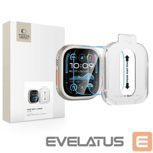 Muud kaubad Tech-Protect  Tech-Protect Easy Set+ Tempered Glass 2-pack for Apple Watch Ultra 1/2 49mm - Clear 