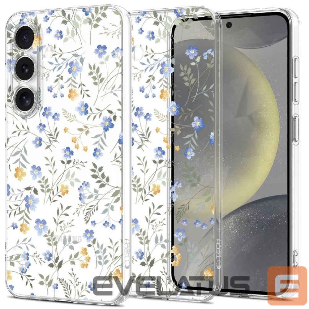 Muud kaubad Tech-Protect Tech-Protect FlexAir Case for Samsung Galaxy S25 - Daisies with Leaves