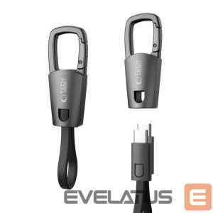 Muud kaubad Tech-Protect  Tech-Protect Ultraboost DNA Cable with Keychain USB-C PD 60W / 3A - Gray 