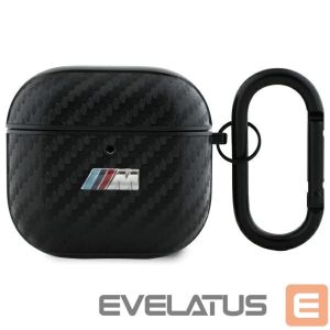Muud kaubad BMW  BMW BMA4CMPUCA AirPods 4 cover black/black PU Carbon M Collection 