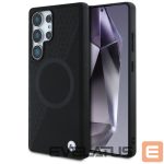 Muud kaubad BMW  BMW Leather Half Textured MagSafe Case for Samsung Galaxy S25 Ultra - Black 