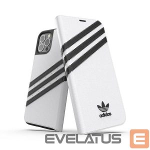 Muud kaubad Adidas  Adidas OR Booklet Case PU for iPhone 12 / 12 Pro 6.1" - white and black 