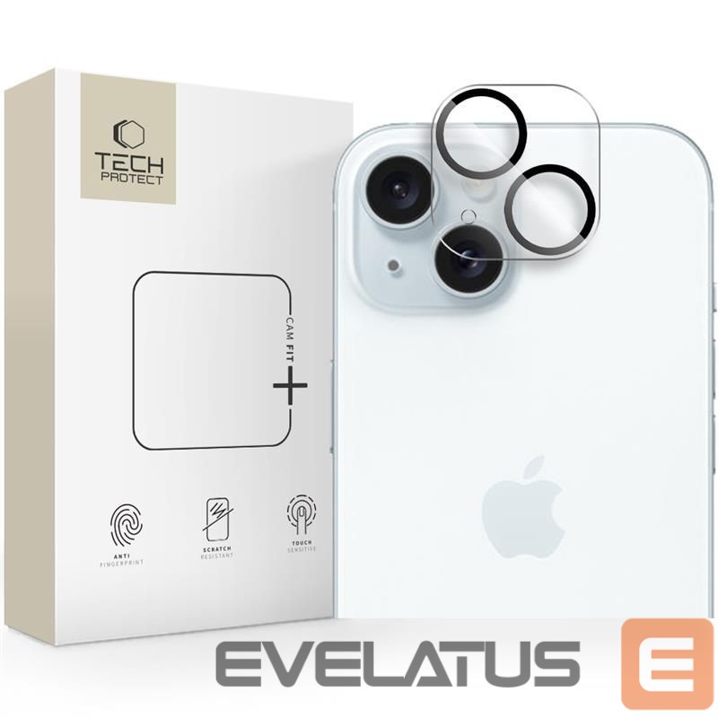 Muud kaubad Tech-Protect Tech-Protect Cam Fit+ Camera Cover for iPhone 14 / 14 Plus / 15 / 15 Plus - Clear